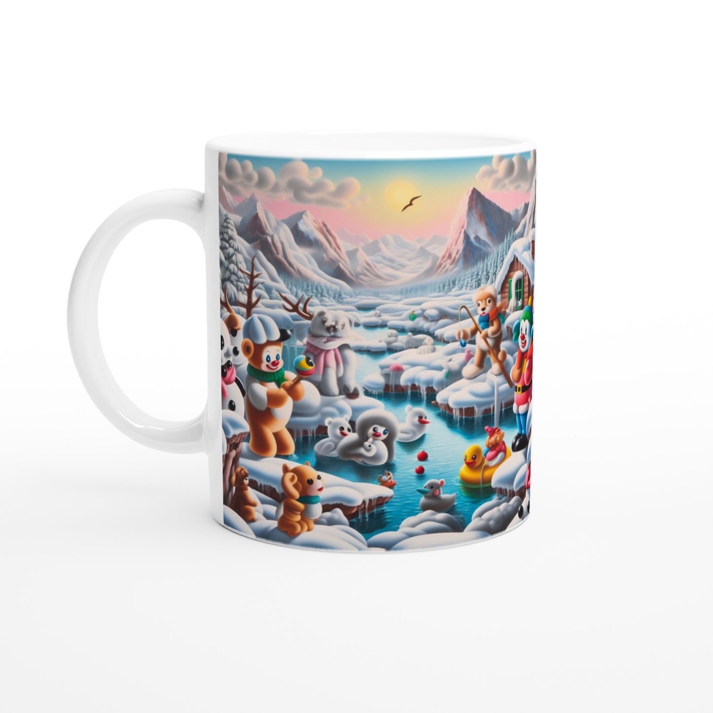 White 11oz Ceramic Mug - Winter 150