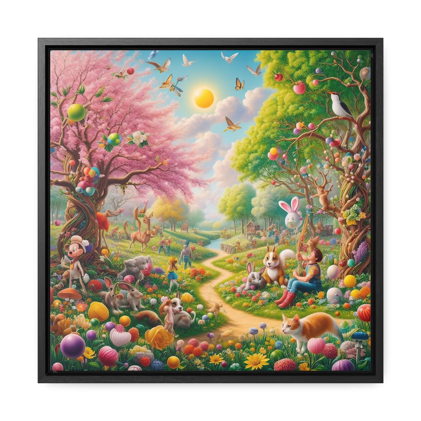 Framed Gallery Canvas Wrap - Spring 126