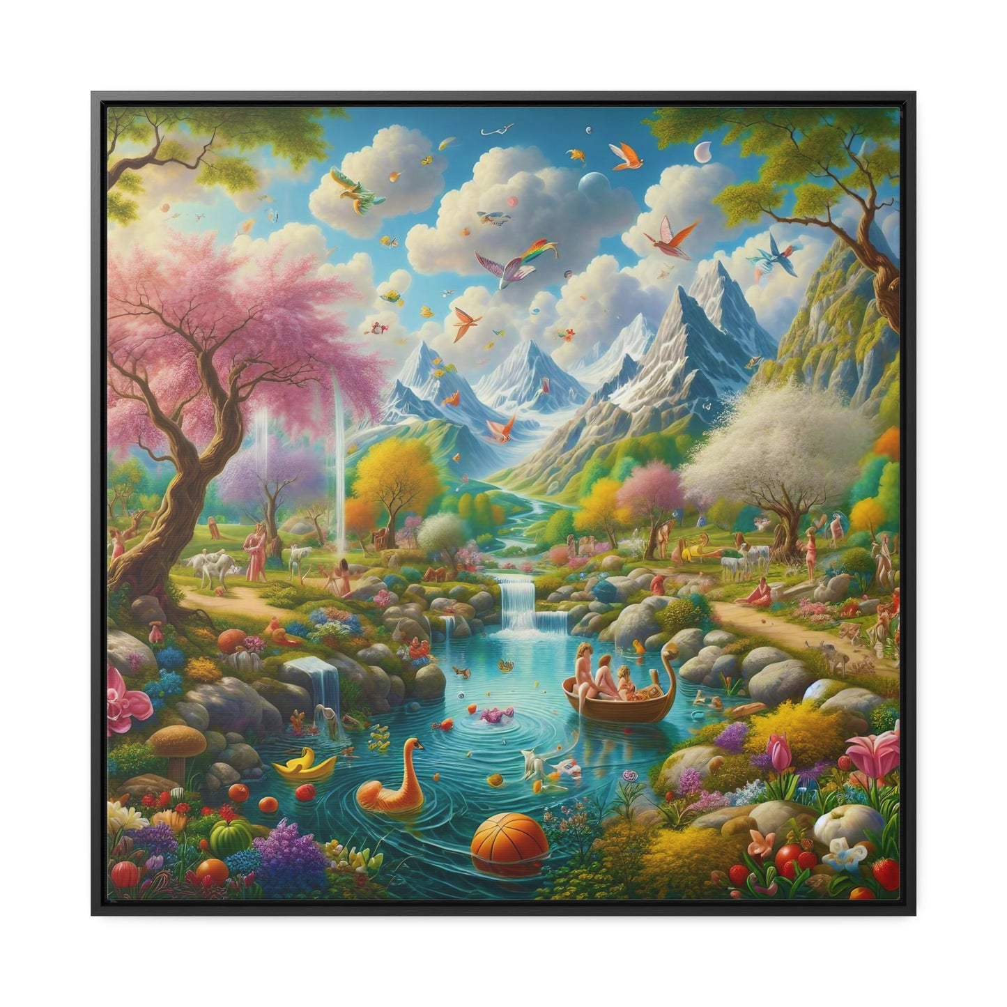 Framed Gallery Canvas Wrap - Spring 30