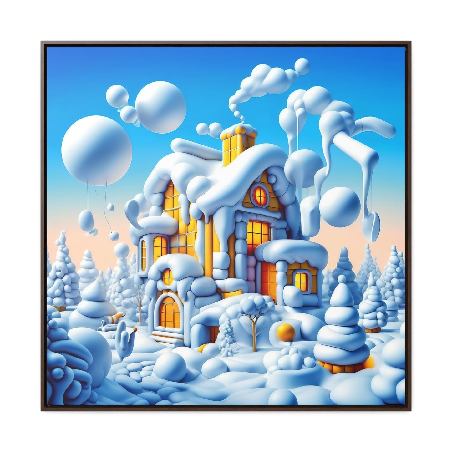 Framed Gallery Canvas Wrap - Winter 111