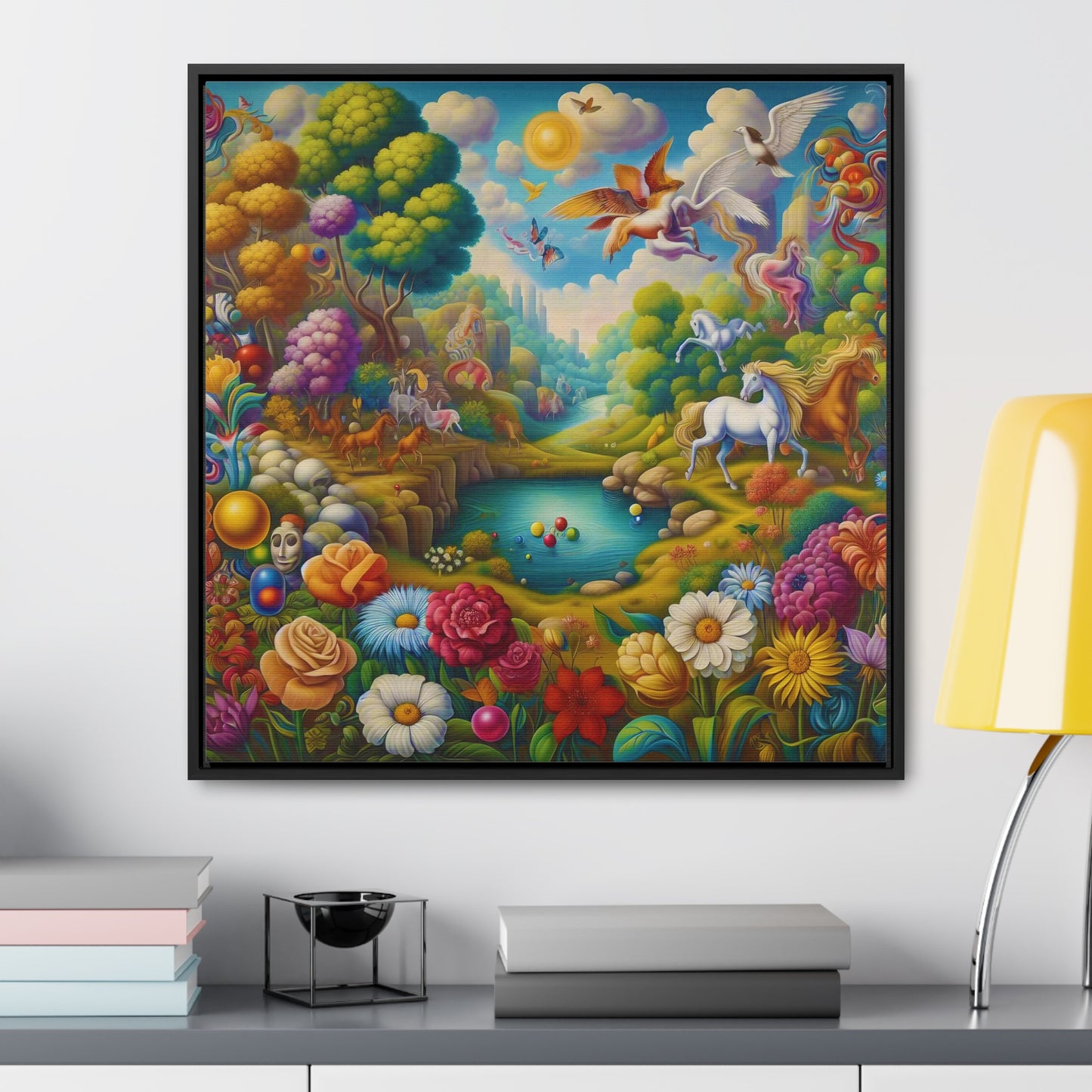 Framed Gallery Canvas Wrap - Spring 3