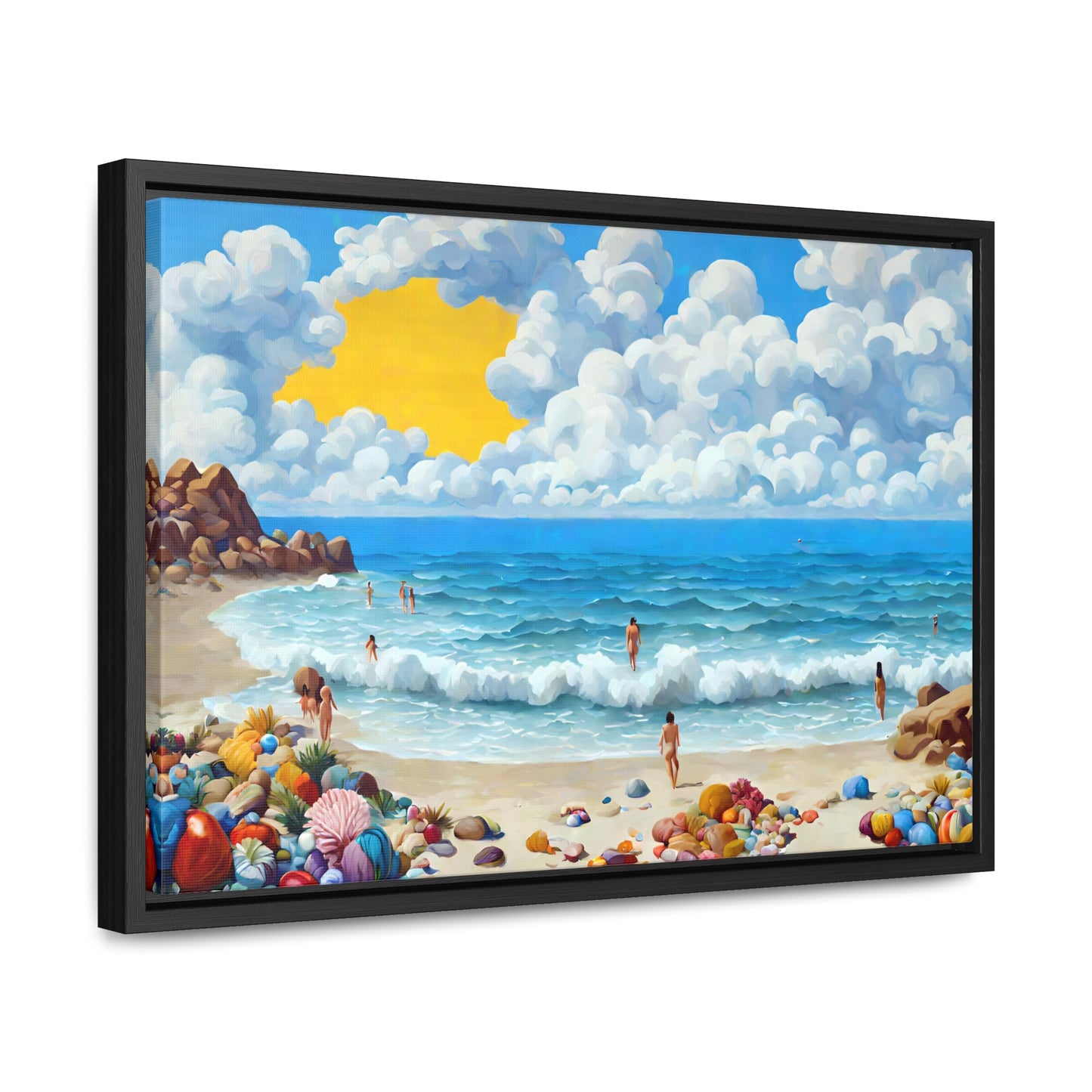 Framed Canvas Gallery Wrap - Beach 2022