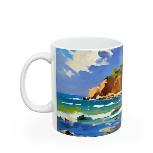 Ceramic Mug 11oz - Beach 6002