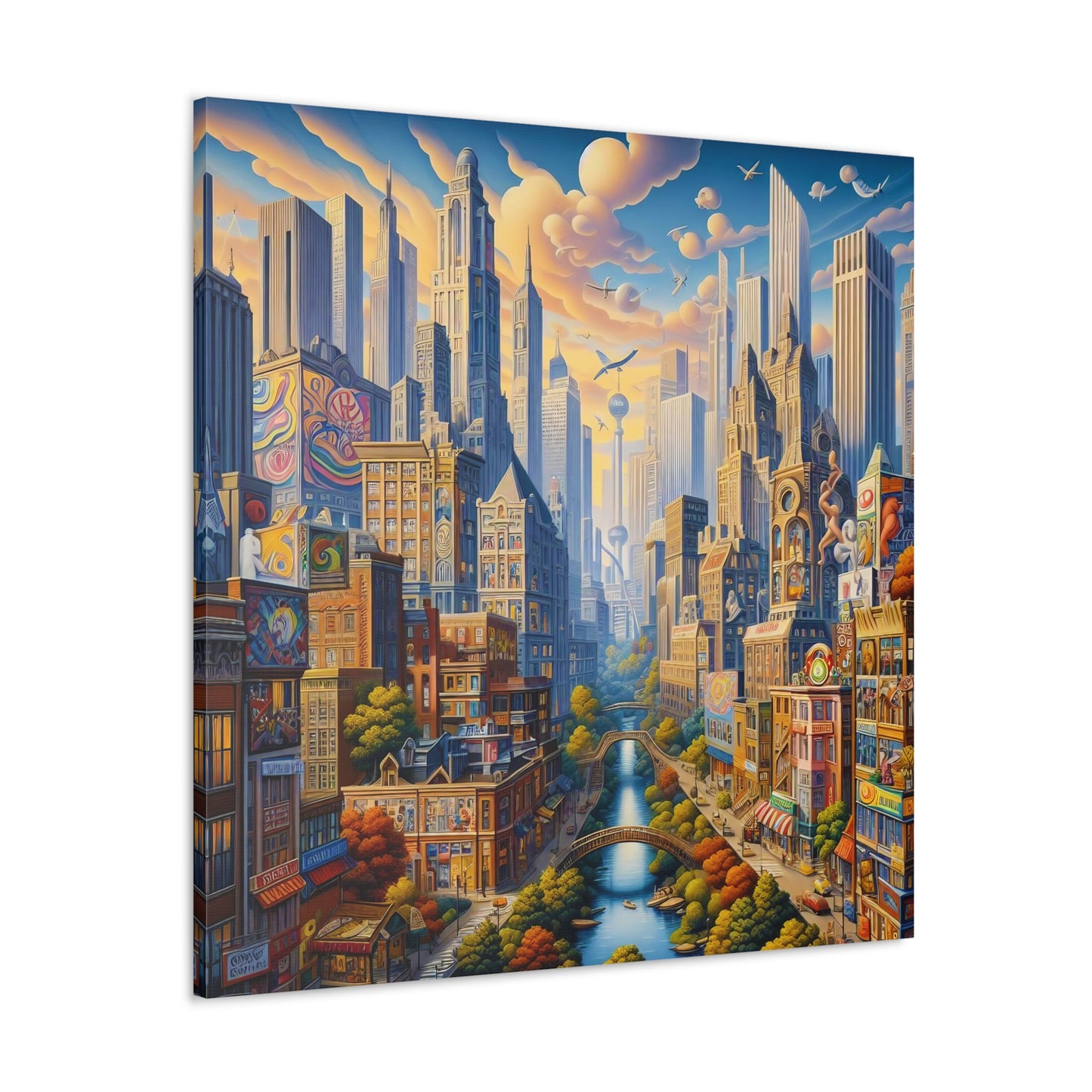 Canvas Gallery Wrap - City 5