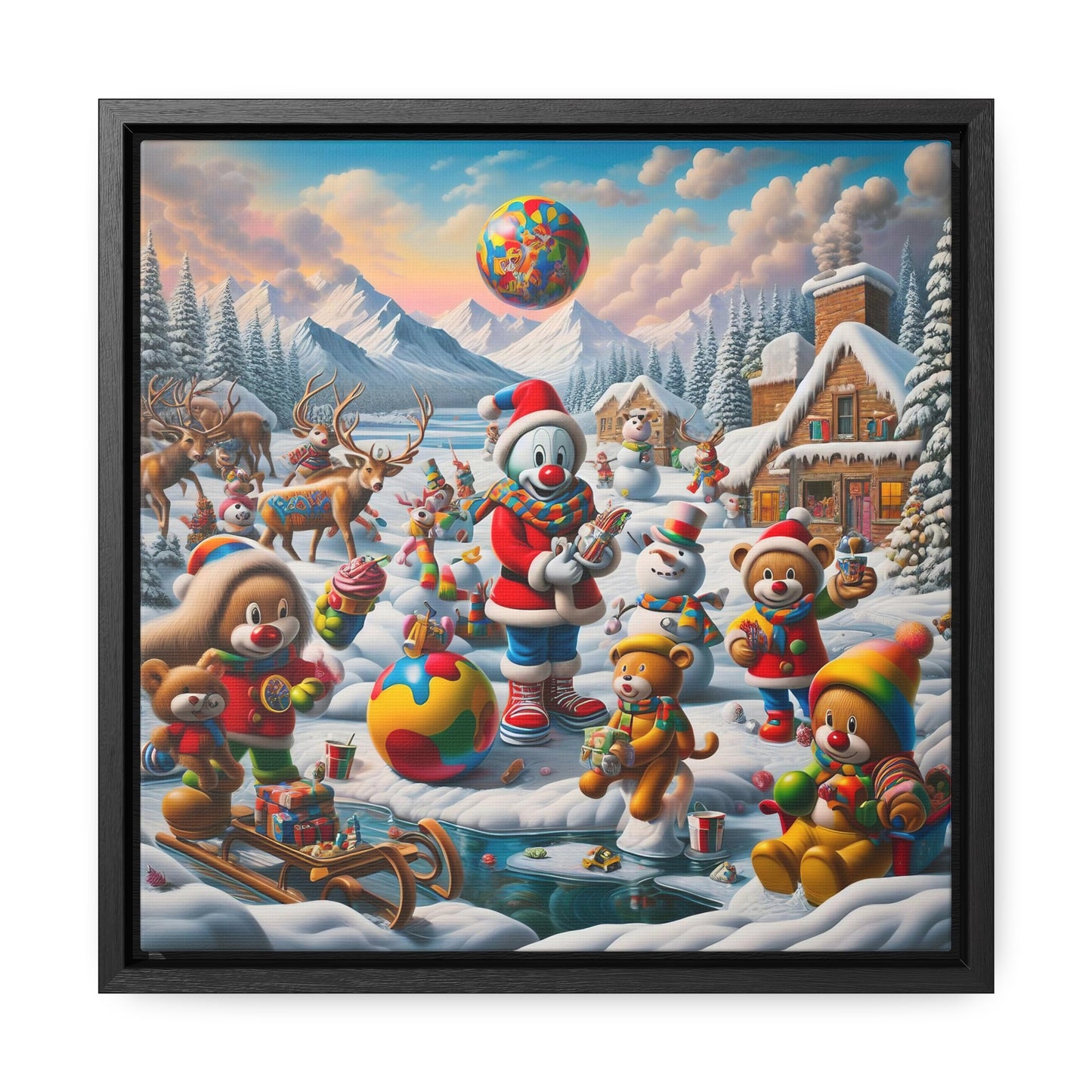 Framed Gallery Canvas Wrap - Winter 108