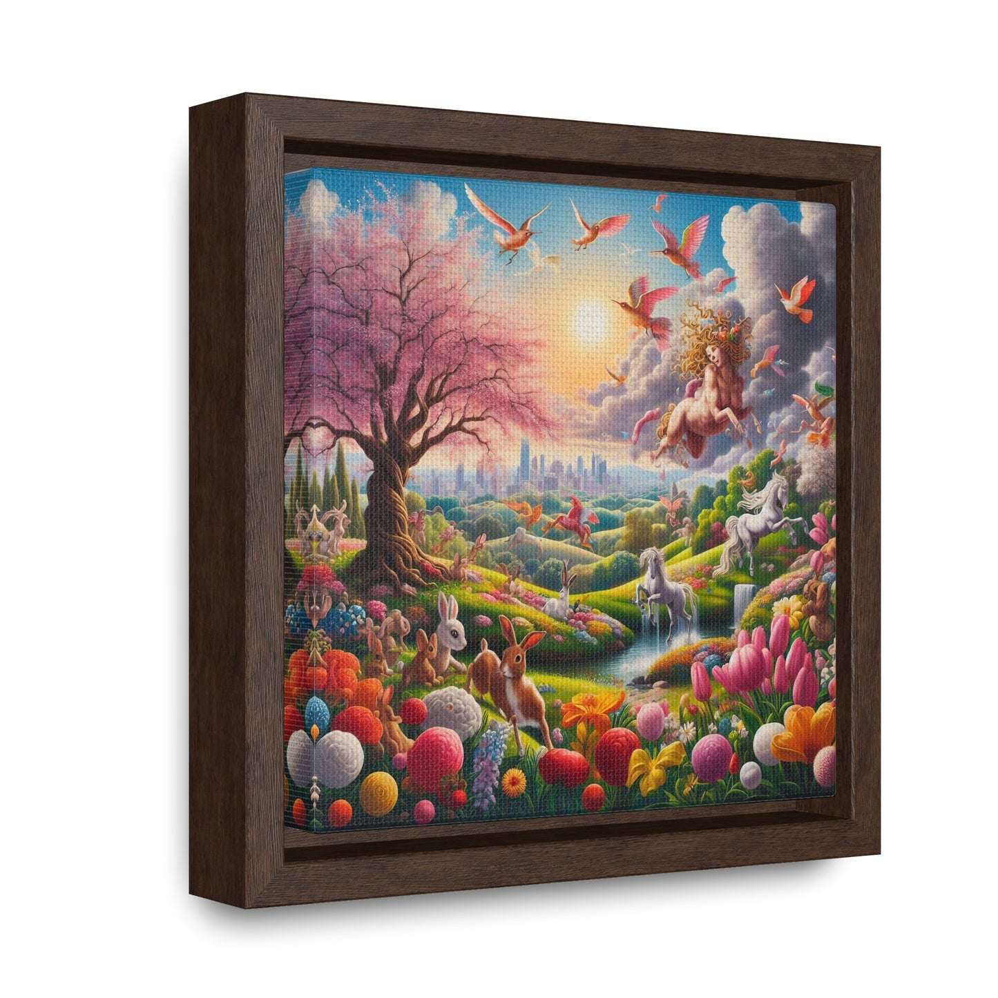 Framed Gallery Canvas Wrap - Spring 110