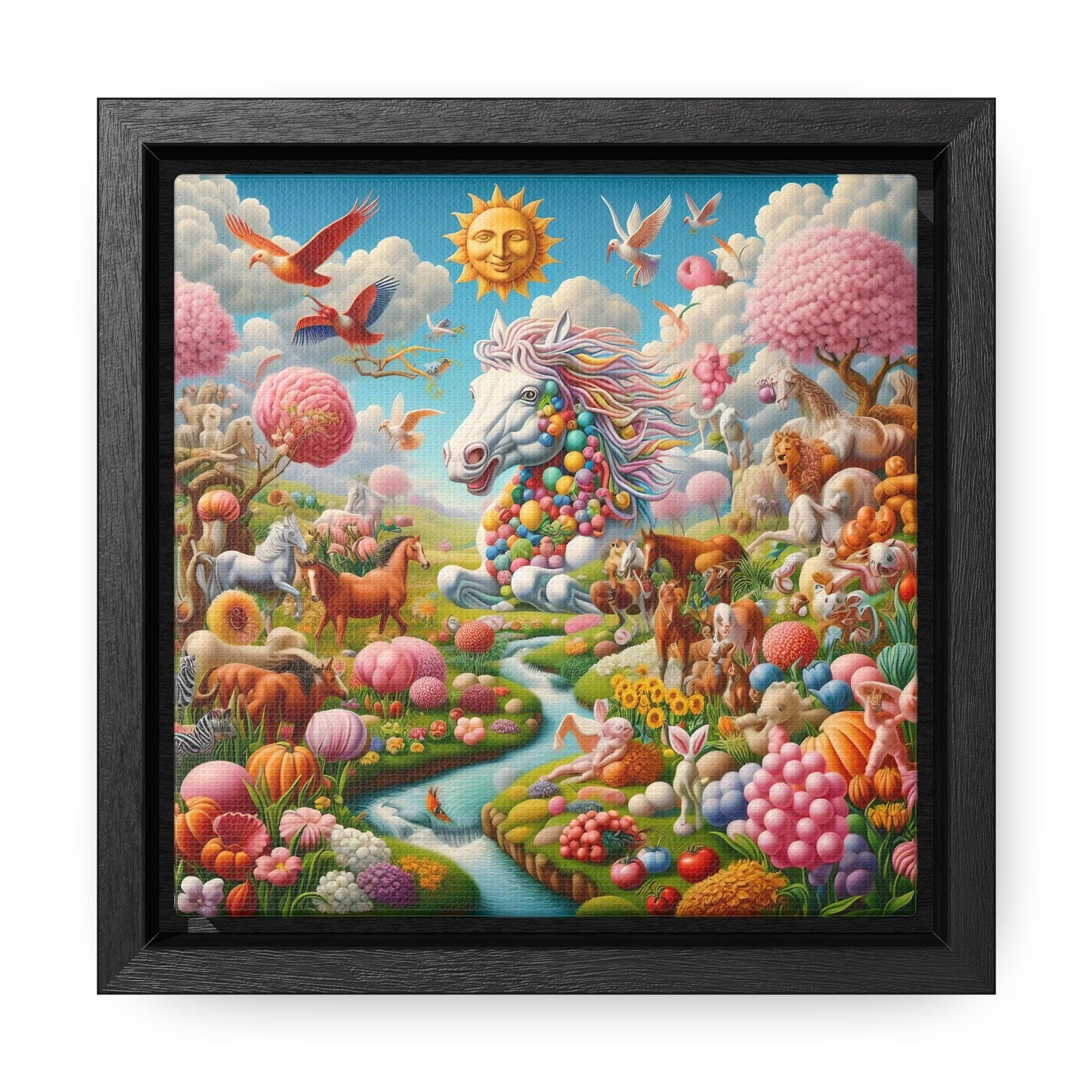 Framed Gallery Canvas Wrap - Spring 138