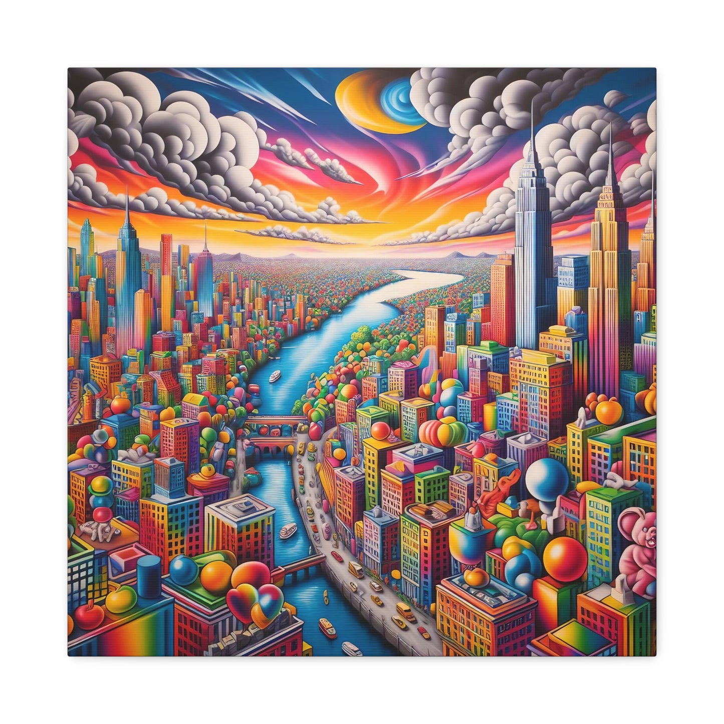 Canvas Gallery Wrap - City 15