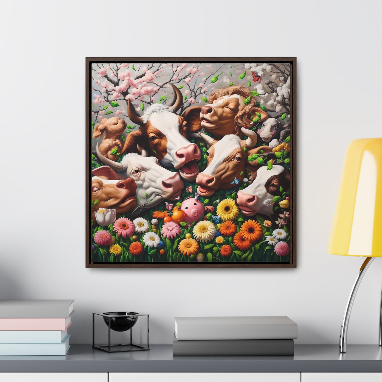 Framed Gallery Canvas Wrap - Spring 120