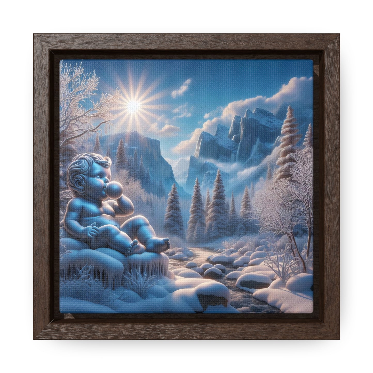 Framed Gallery Canvas Wrap - Winter 119