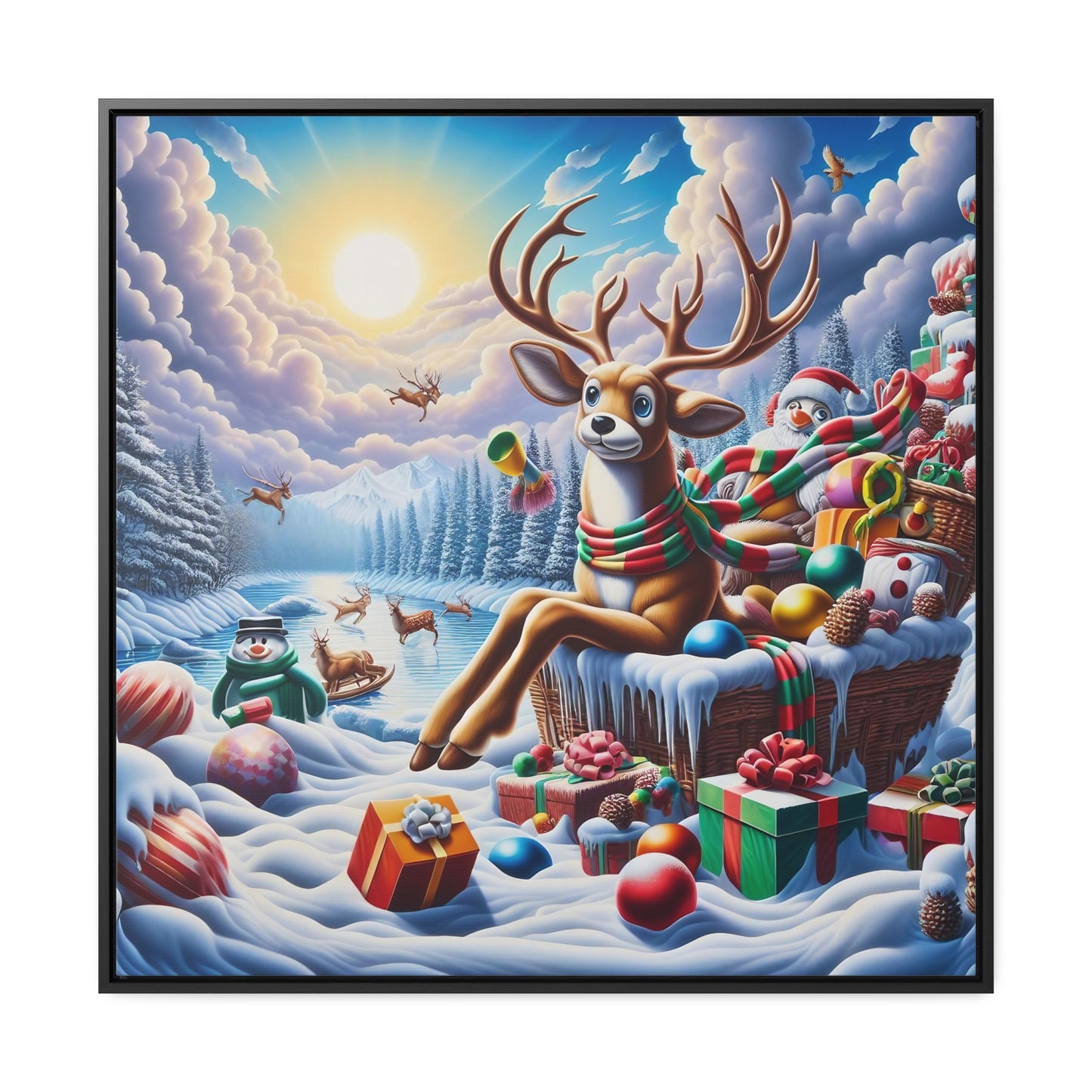 Framed Gallery Canvas Wrap - Winter 117