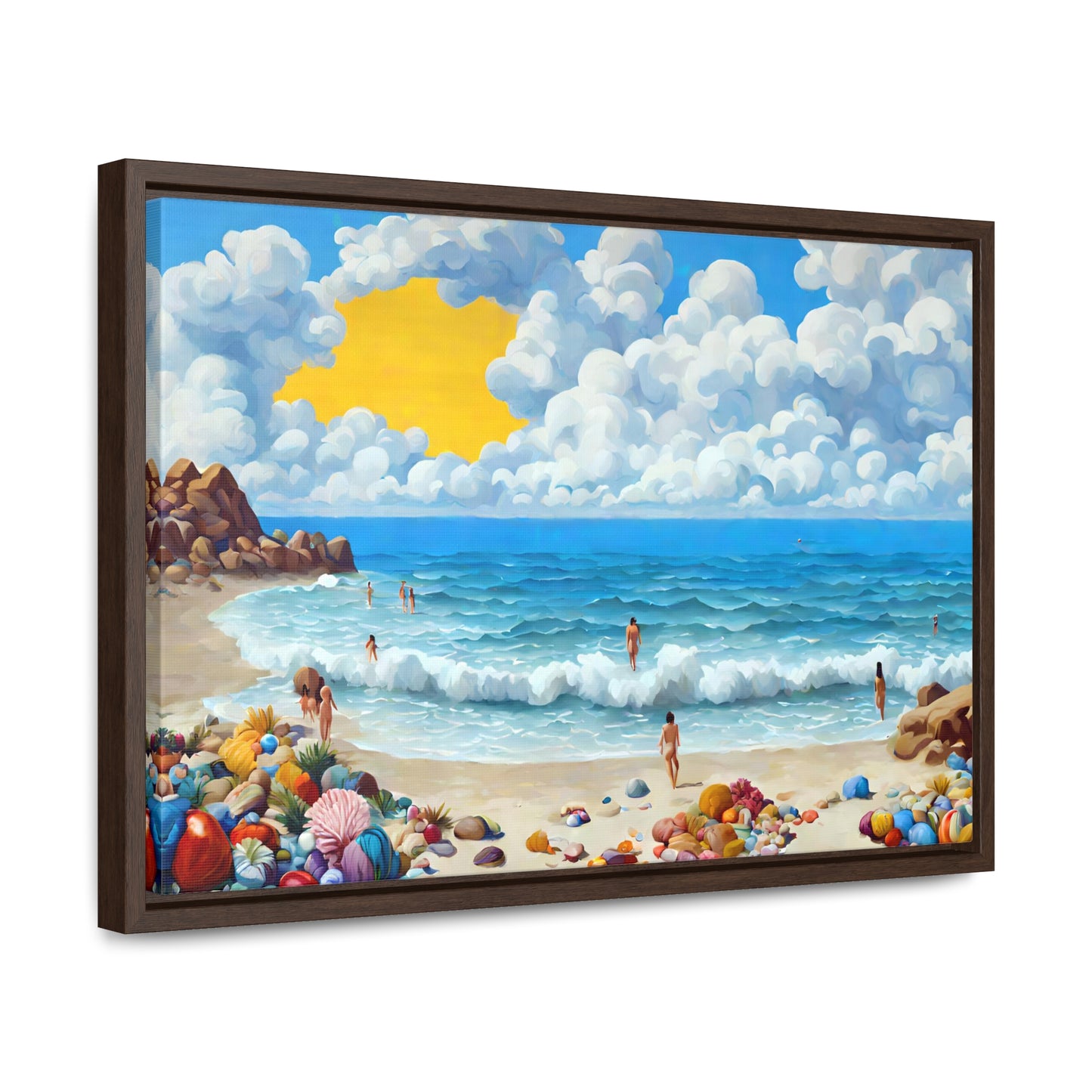 Framed Canvas Gallery Wrap - Beach 2022