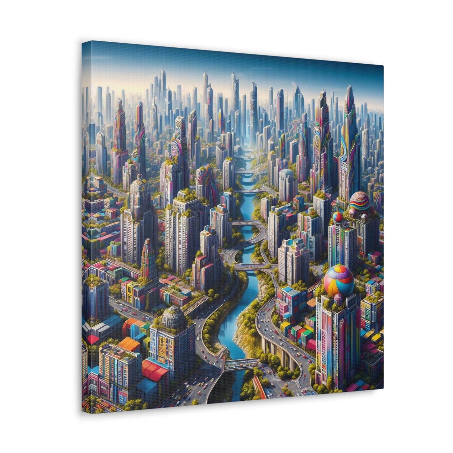 Canvas Gallery Wrap - City 11