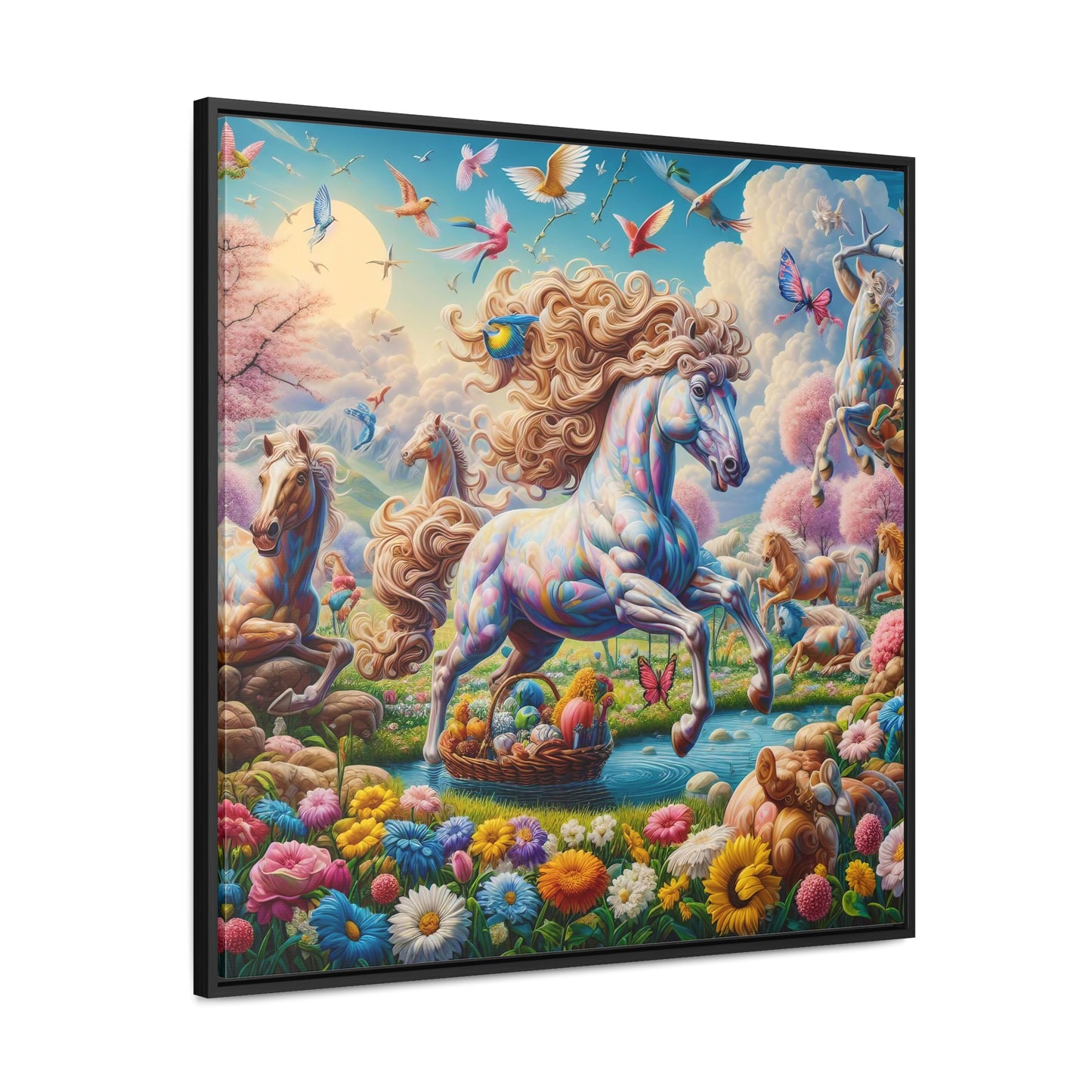 Framed Gallery Canvas Wrap - Spring 51