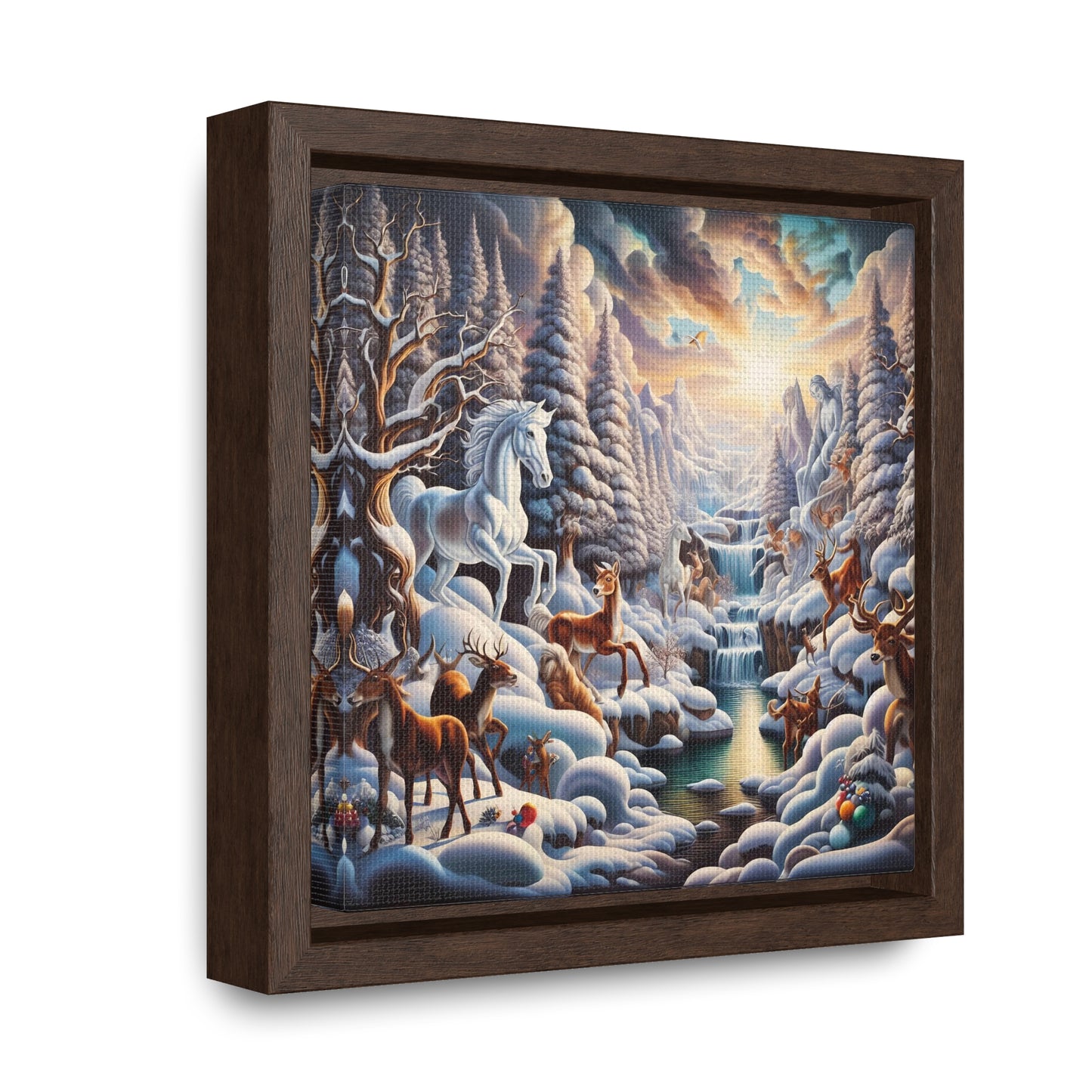 Framed Gallery Canvas Wrap - Winter 116