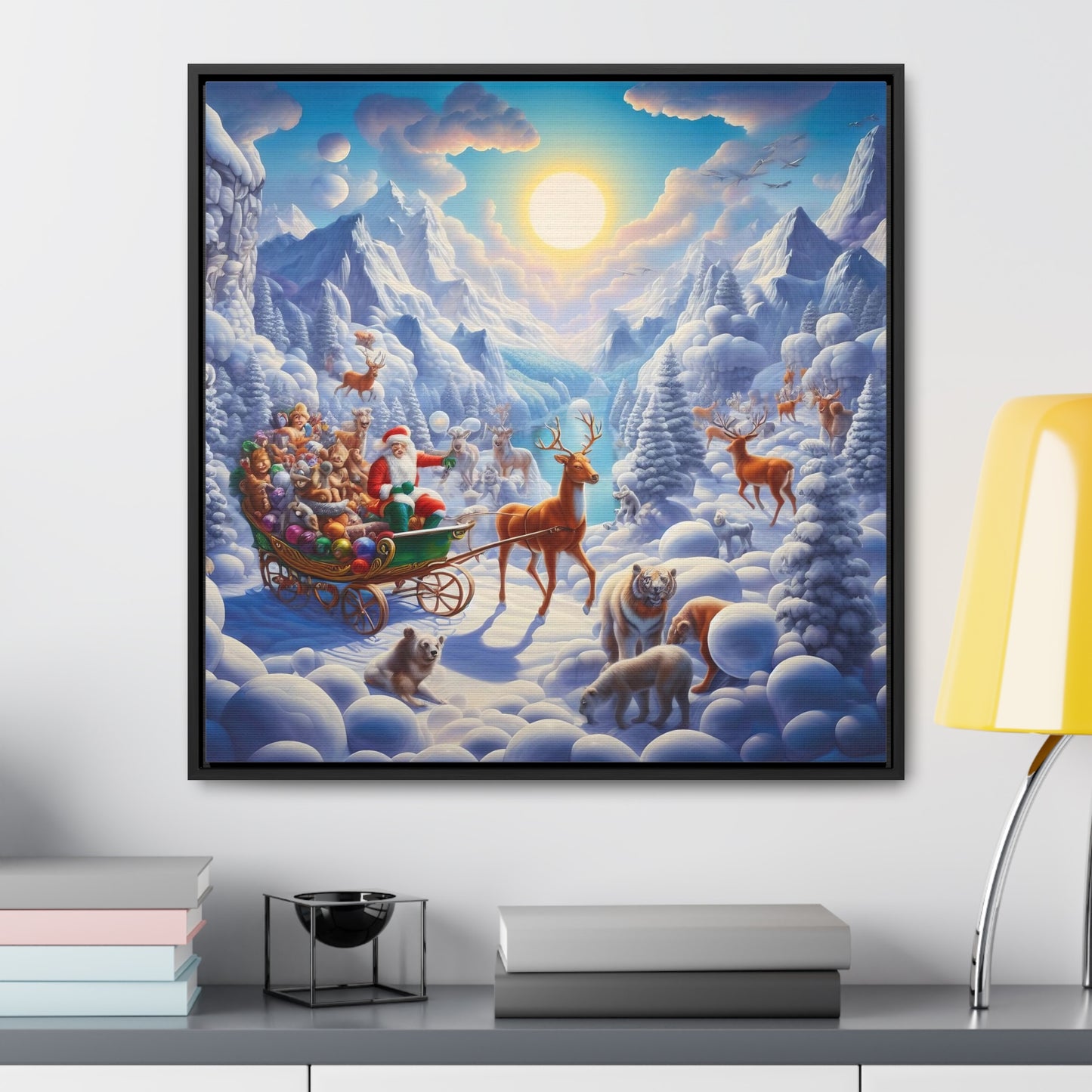 Framed Gallery Canvas Wrap - Winter 123