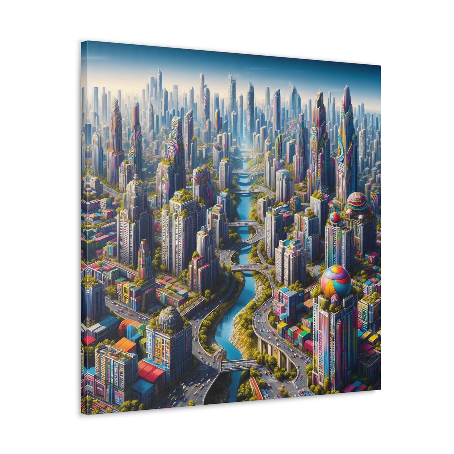 Canvas Gallery Wrap - City 11