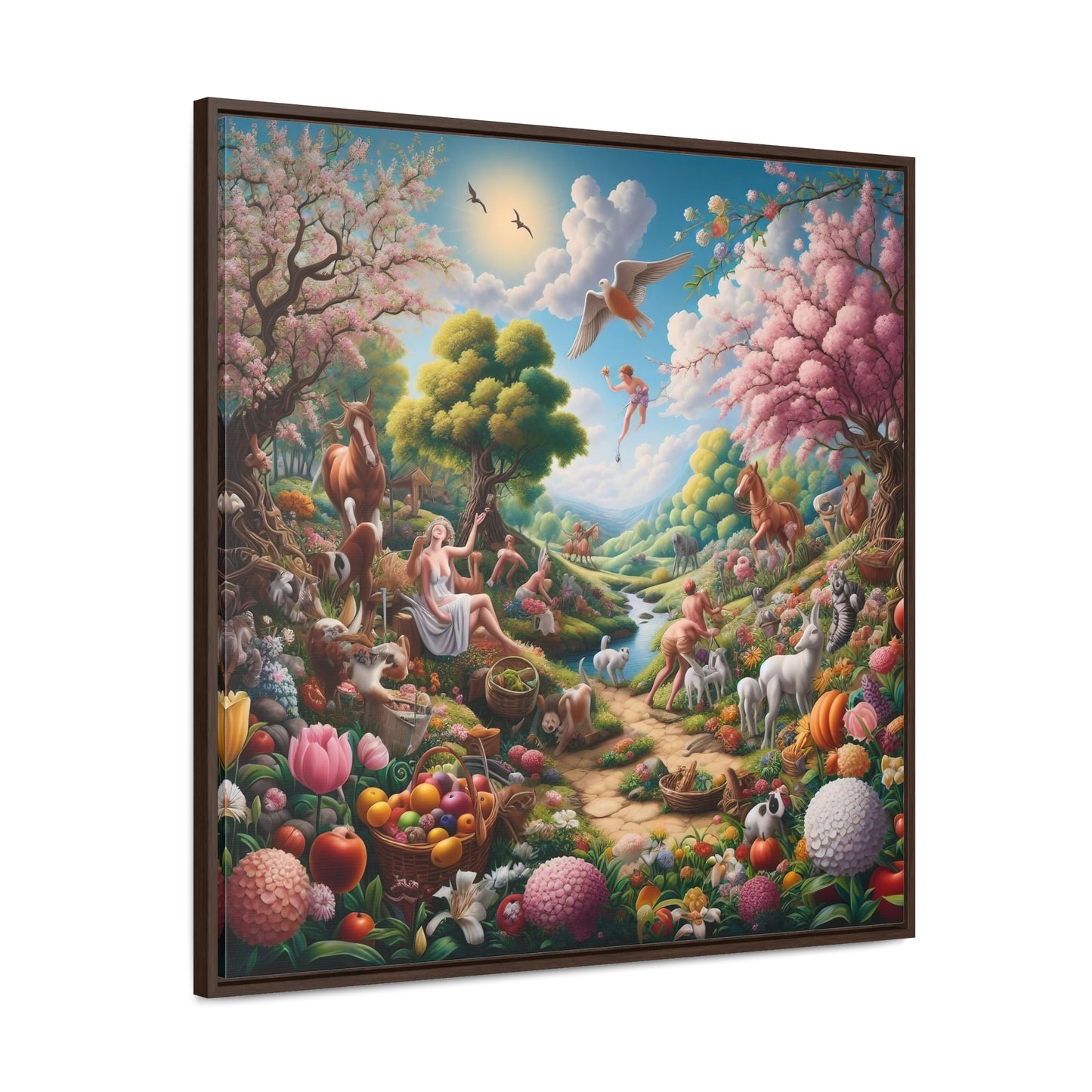 Framed Gallery Canvas Wrap - Spring 4