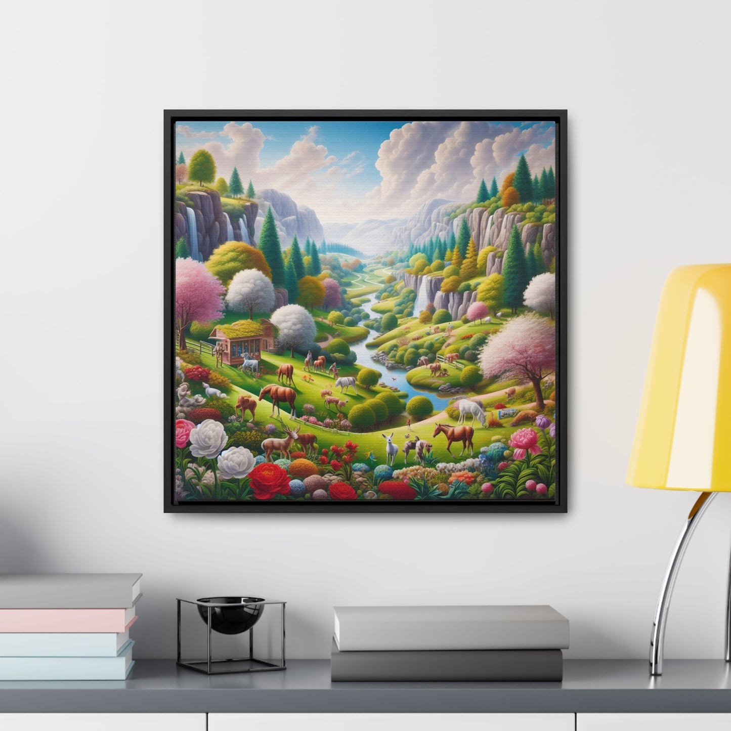 Framed Gallery Canvas Wrap - Spring 48