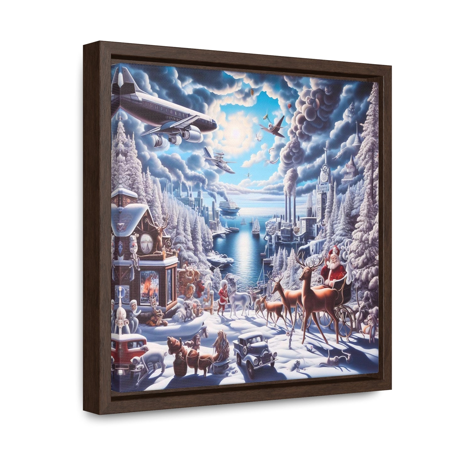 Framed Gallery Canvas Wrap - Winter 114