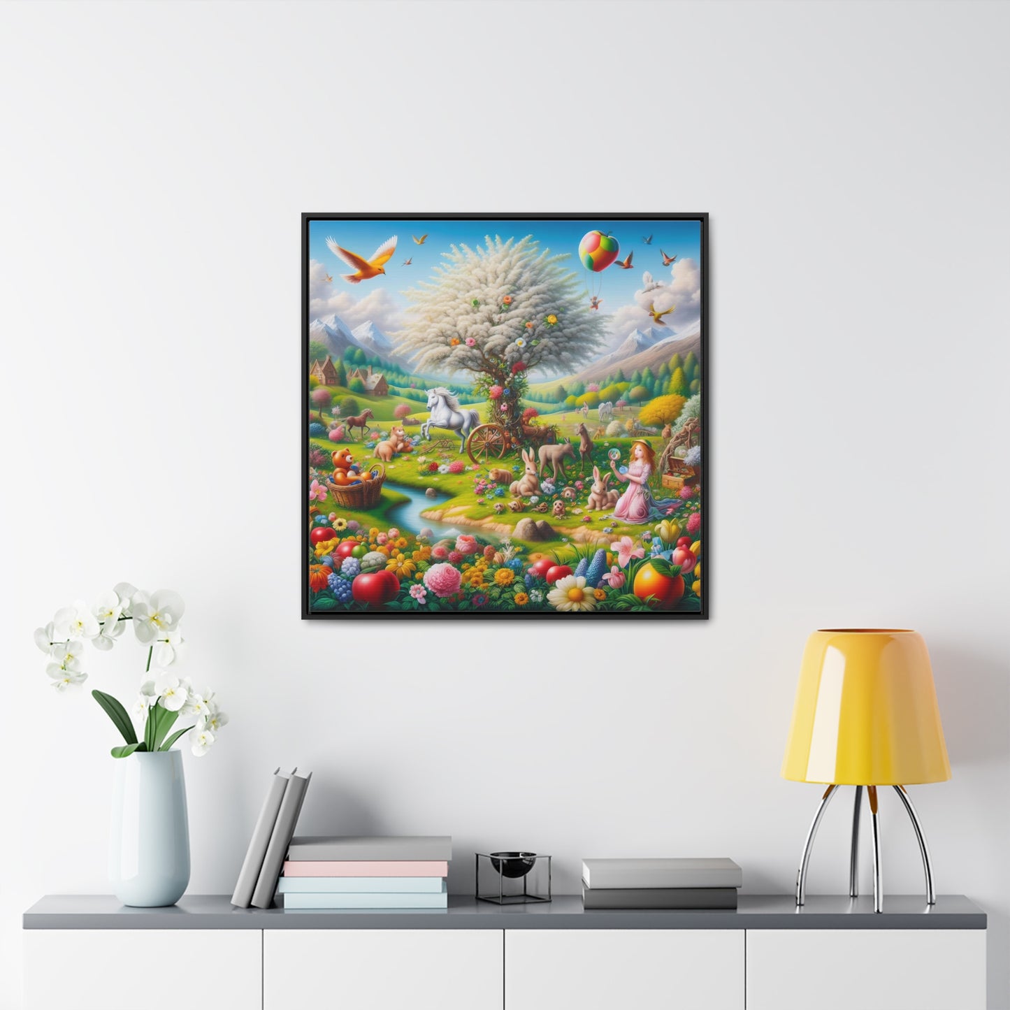 Framed Gallery Canvas Wrap - Spring 127