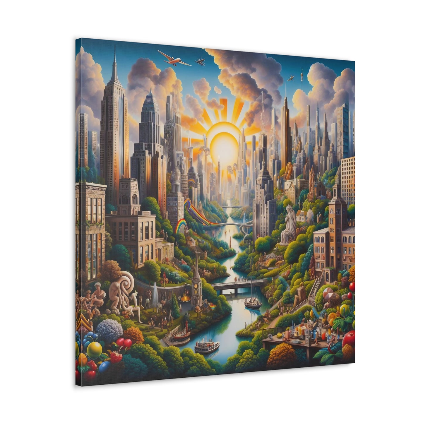 Canvas Gallery Wrap - City 3