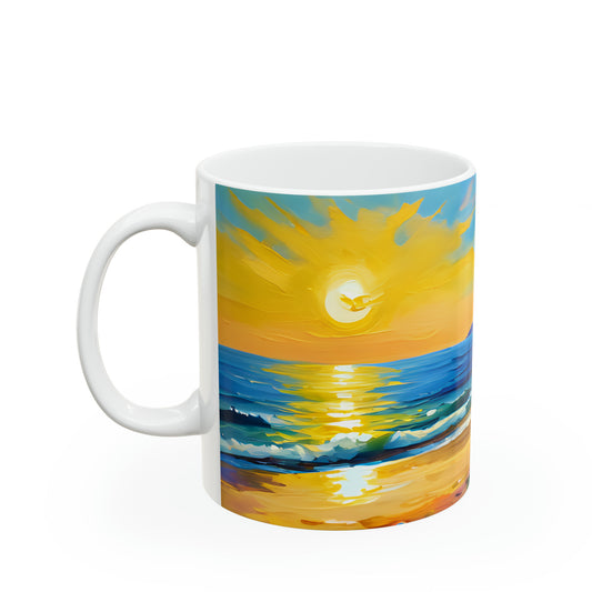 Ceramic Mug 11oz - Beach 6004