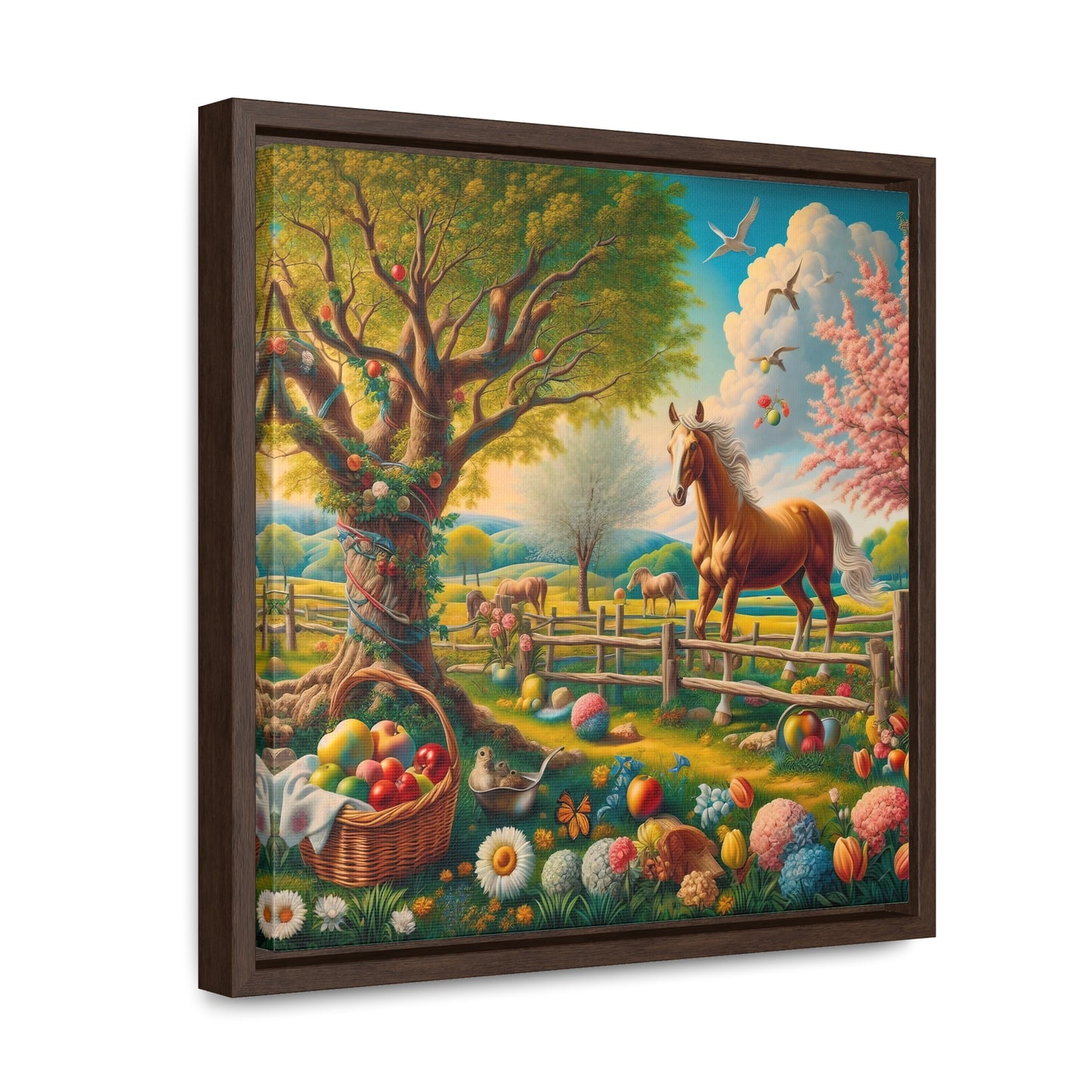 Framed Gallery Canvas Wrap - Spring 50