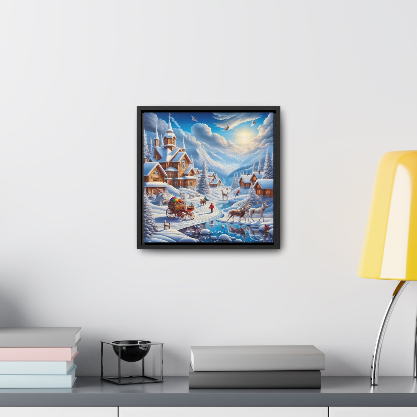 Framed Gallery Canvas Wrap - Winter 115