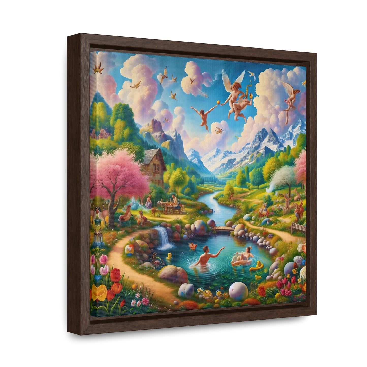 Framed Gallery Canvas Wrap - Spring 32