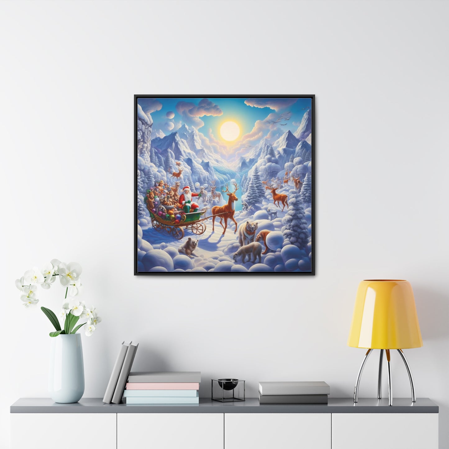 Framed Gallery Canvas Wrap - Winter 123