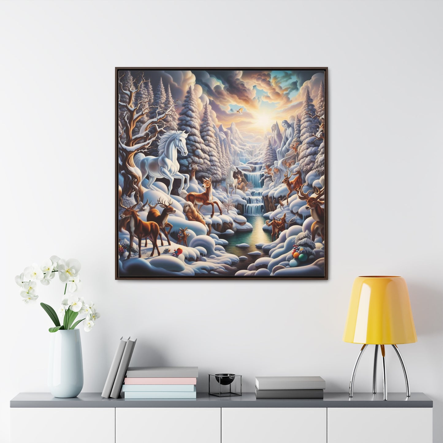 Framed Gallery Canvas Wrap - Winter 116