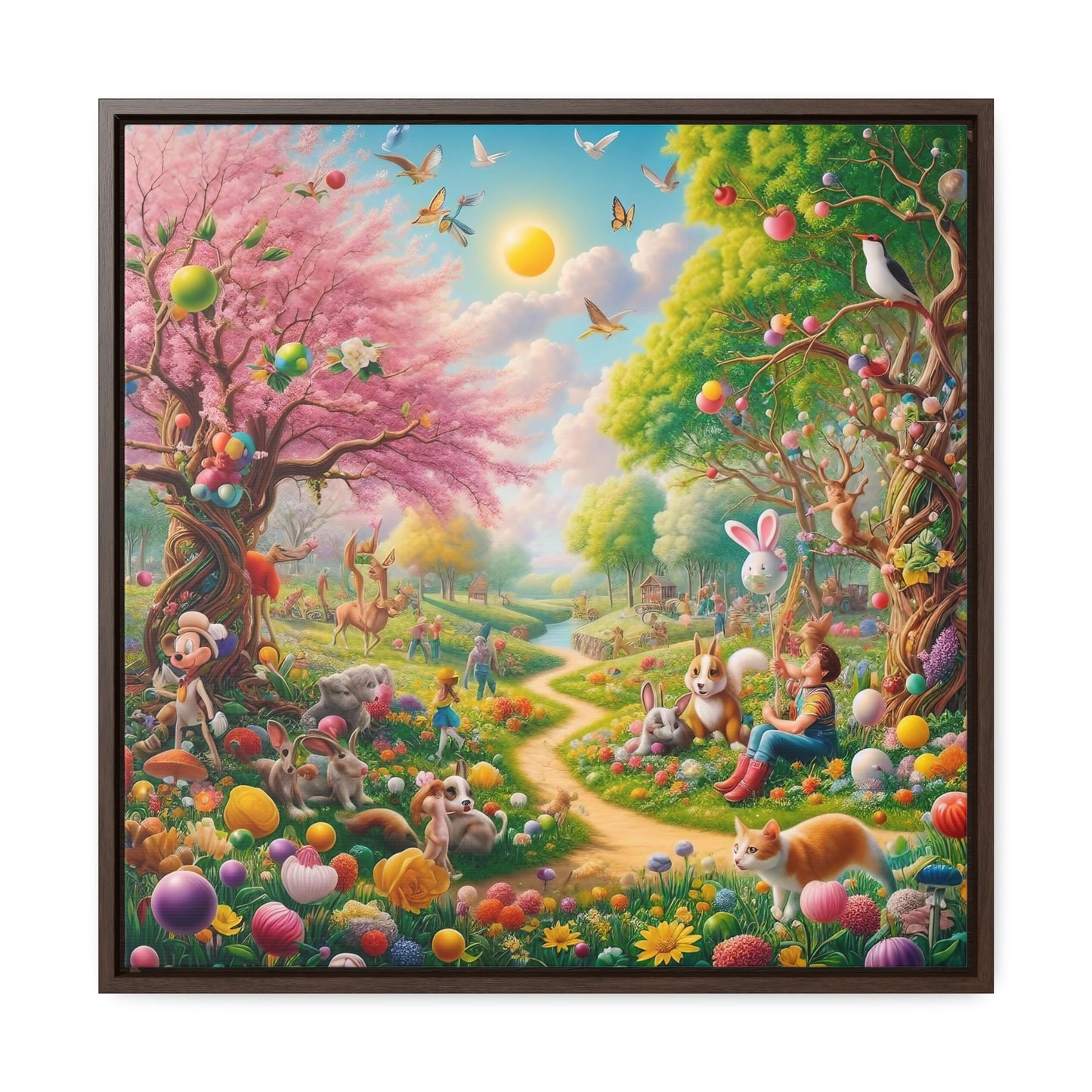 Framed Gallery Canvas Wrap - Spring 126