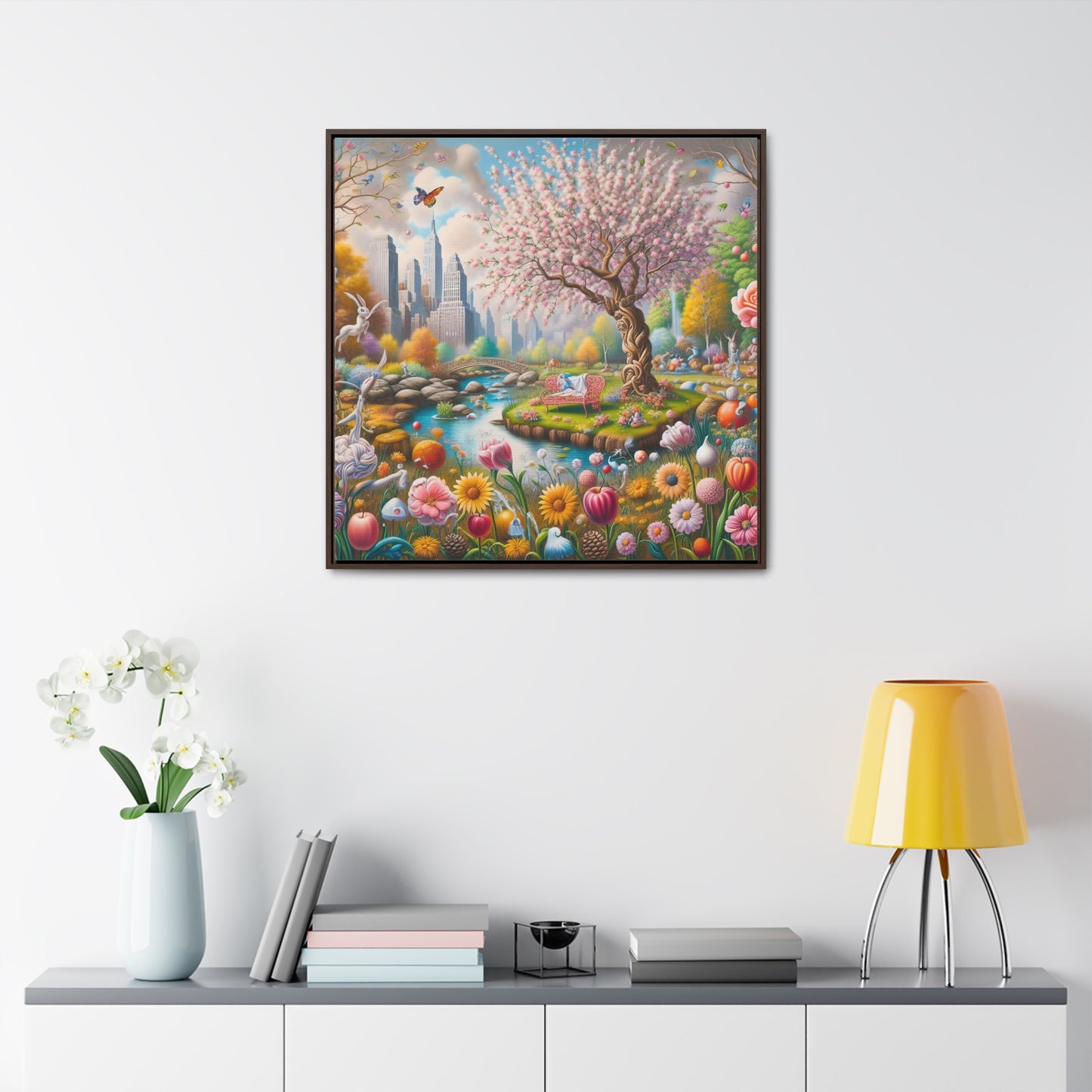 Framed Gallery Canvas Wrap - Spring 135