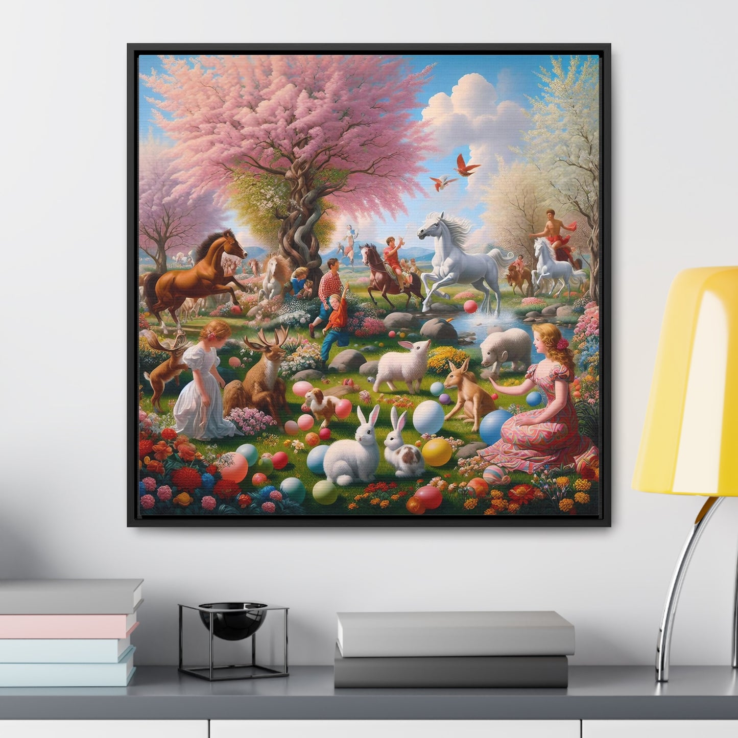 Framed Gallery Canvas Wrap - Spring 43