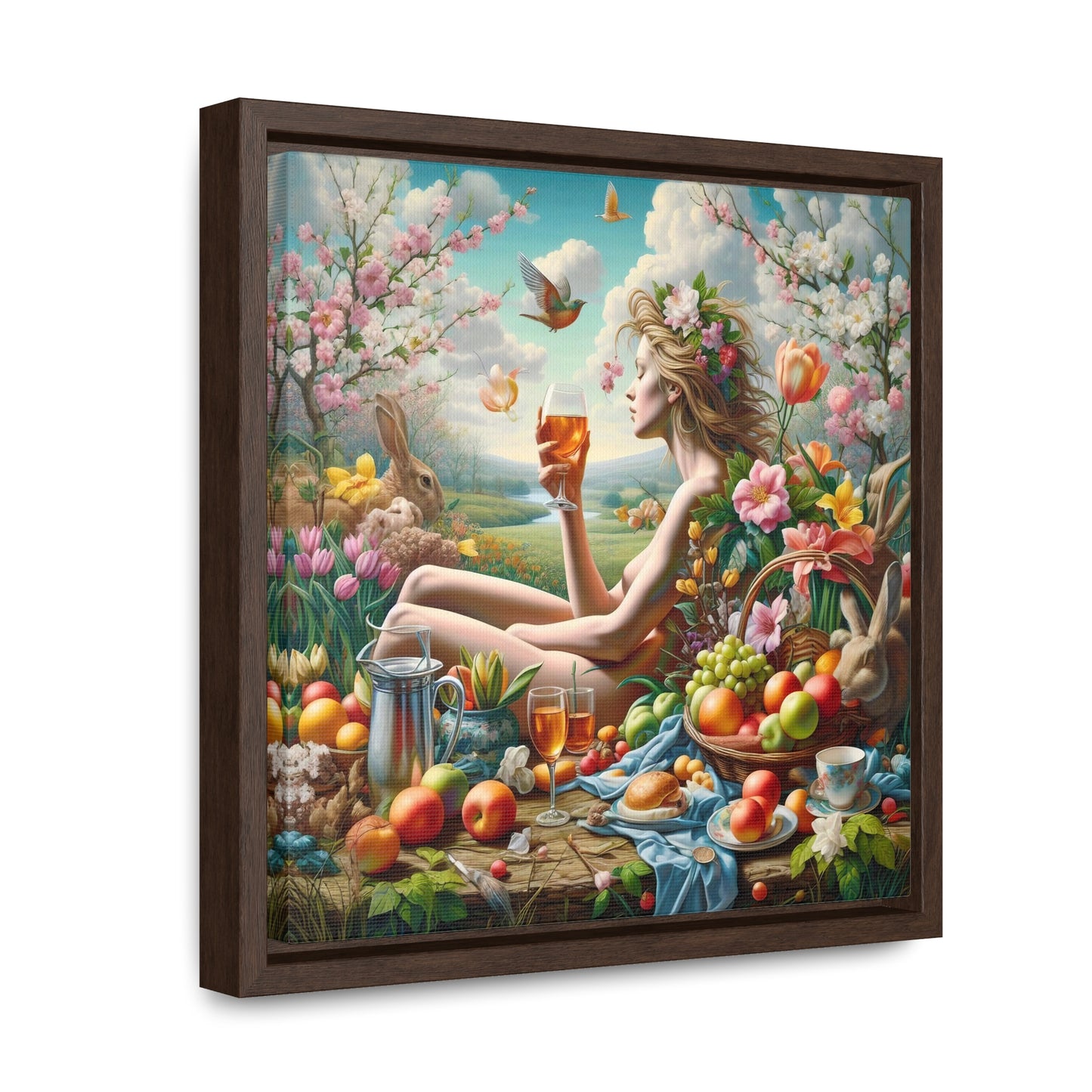 Framed Gallery Canvas Wrap - Spring 1