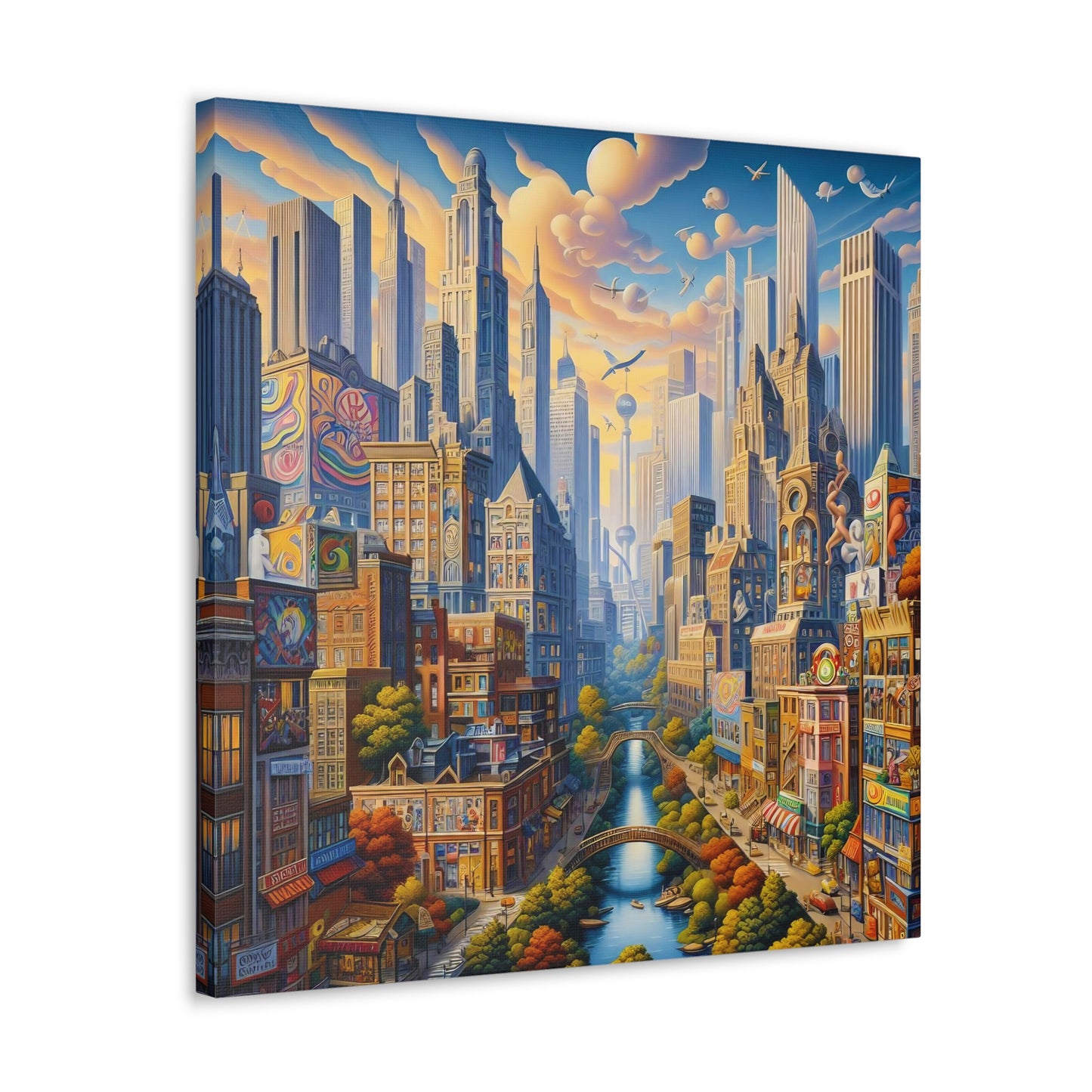 Canvas Gallery Wrap - City 5