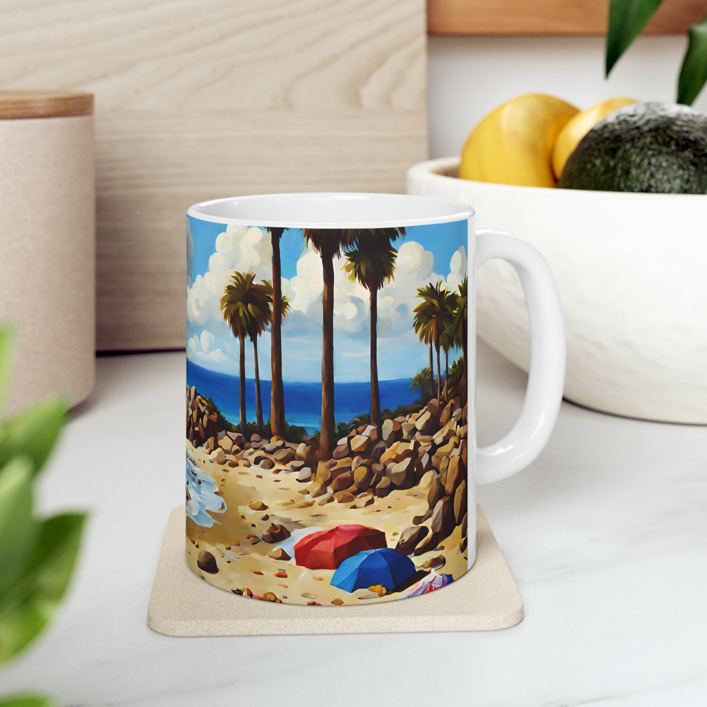 Ceramic Mug 11oz - Beach 2021