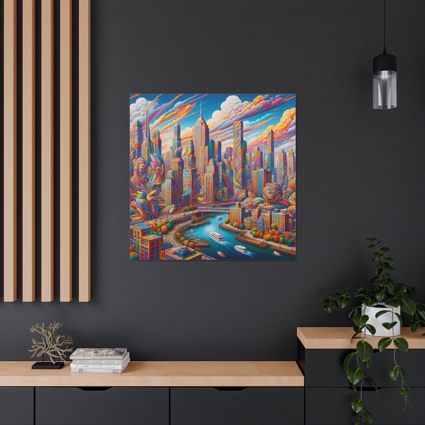 Canvas Gallery Wrap - City 13