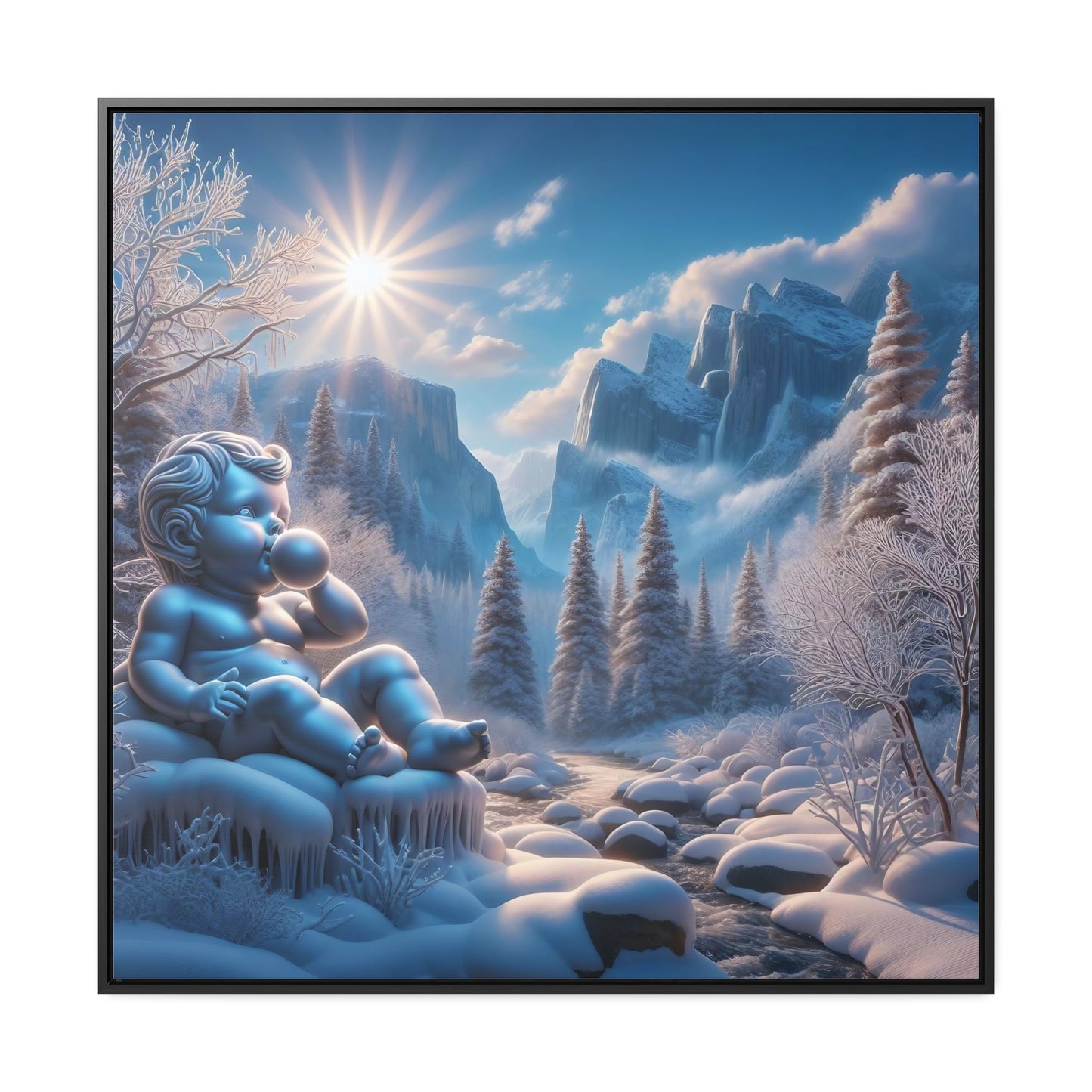 Framed Gallery Canvas Wrap - Winter 119