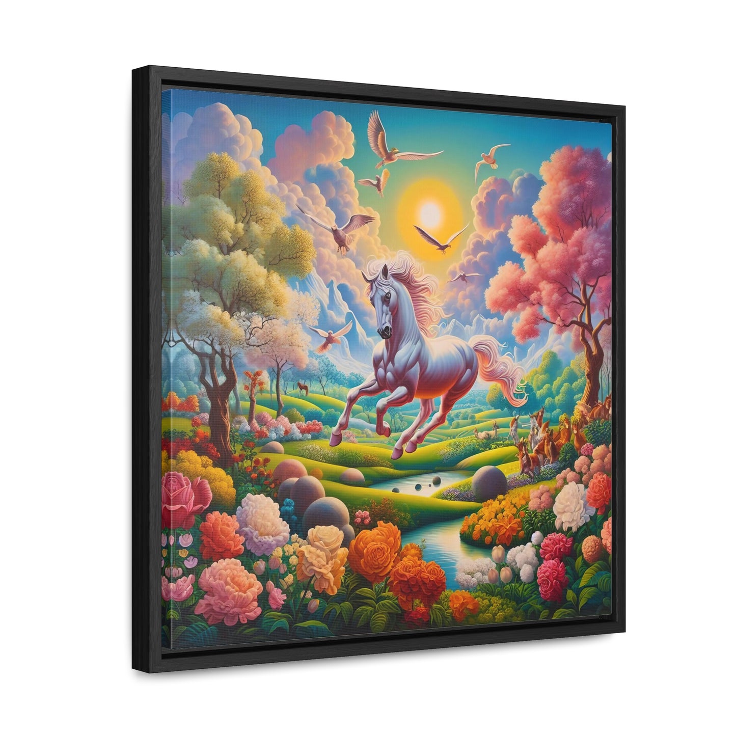 Framed Gallery Canvas Wrap - Spring 37