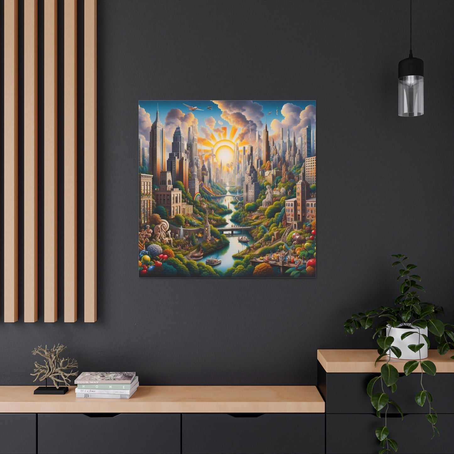 Canvas Gallery Wrap - City 3