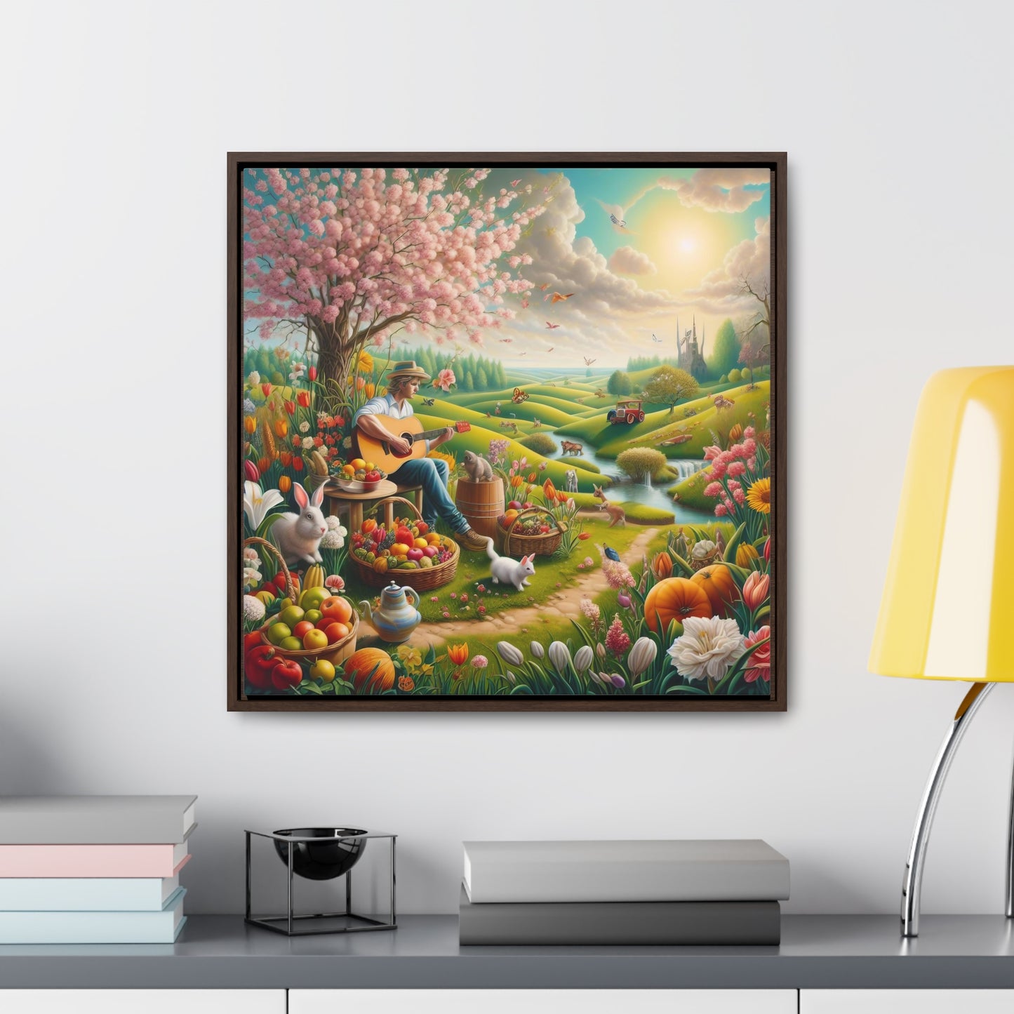 Framed Gallery Canvas Wrap - Spring 49