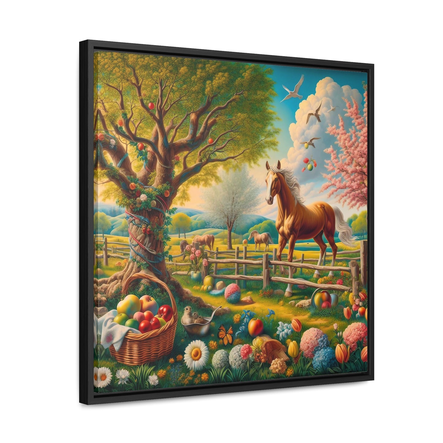 Framed Gallery Canvas Wrap - Spring 50