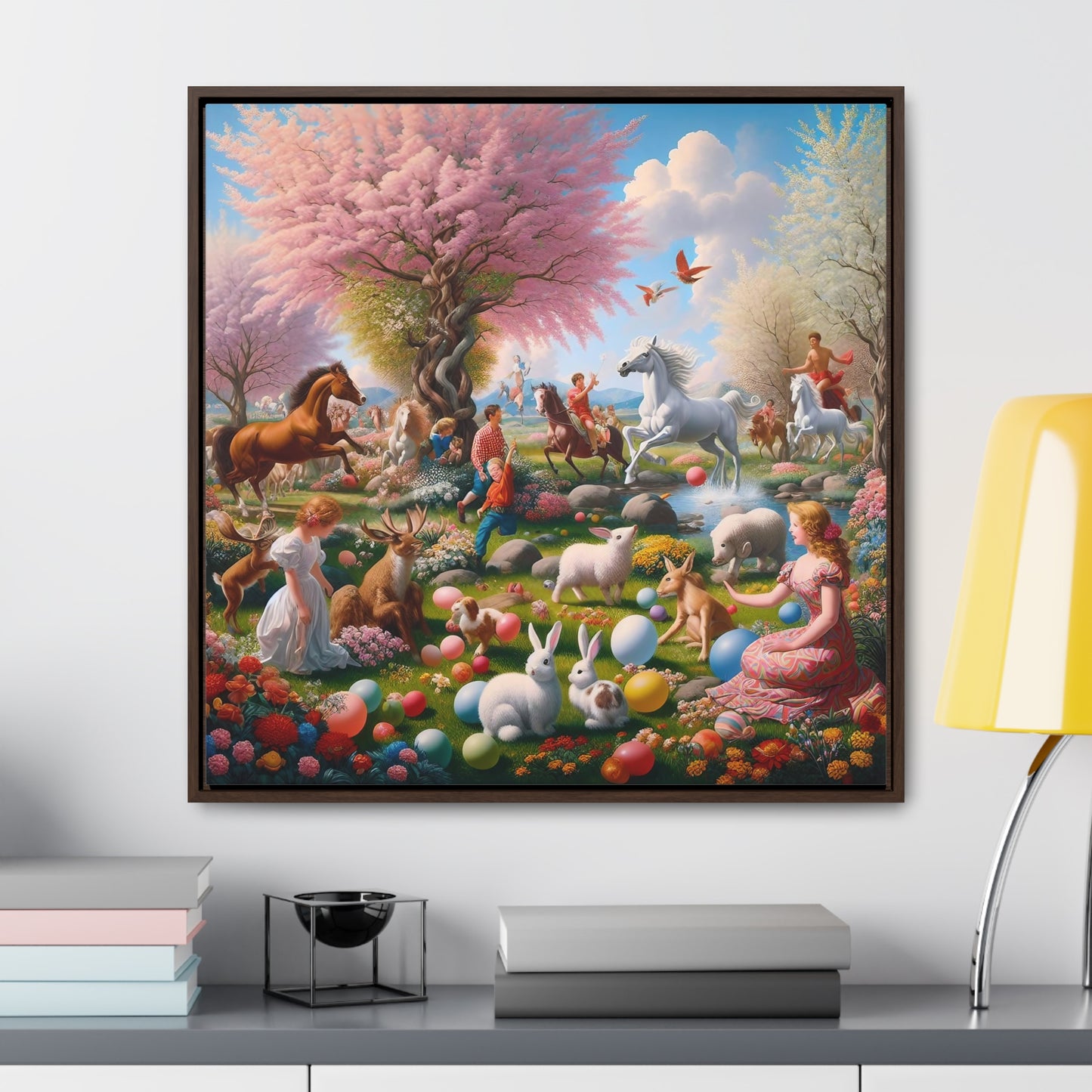 Framed Gallery Canvas Wrap - Spring 43