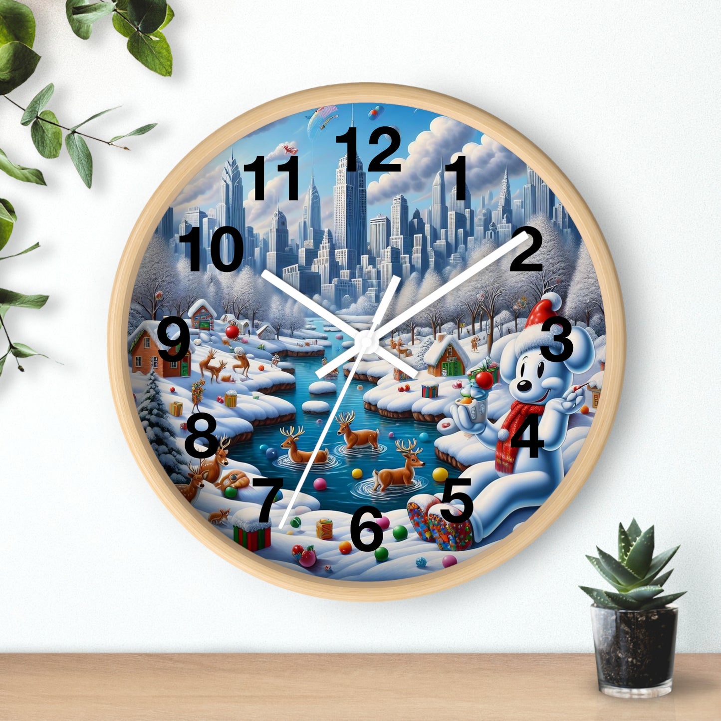 Wall Clock - Winter 126