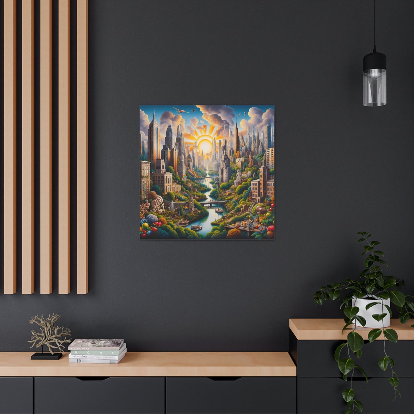 Canvas Gallery Wrap - City 3