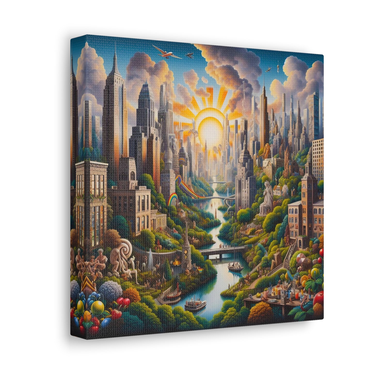 Canvas Gallery Wrap - City 3