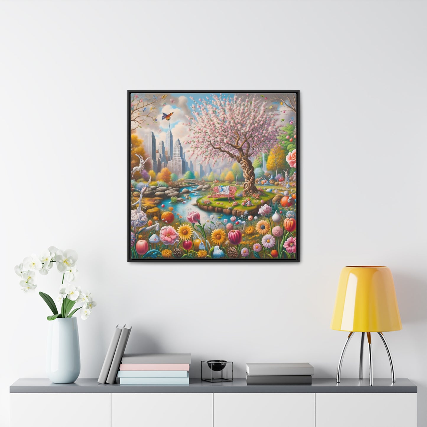 Framed Gallery Canvas Wrap - Spring 135