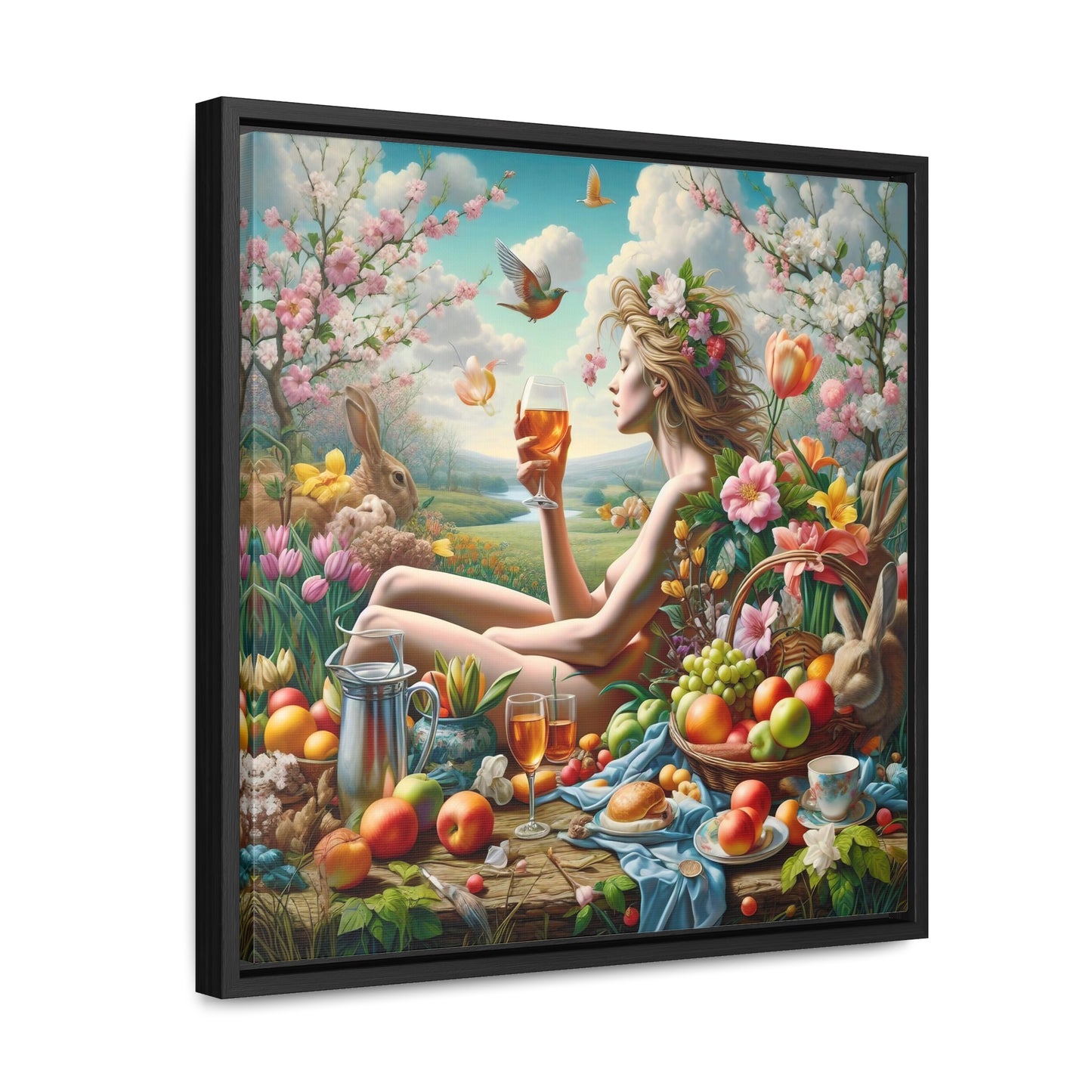 Framed Gallery Canvas Wrap - Spring 1